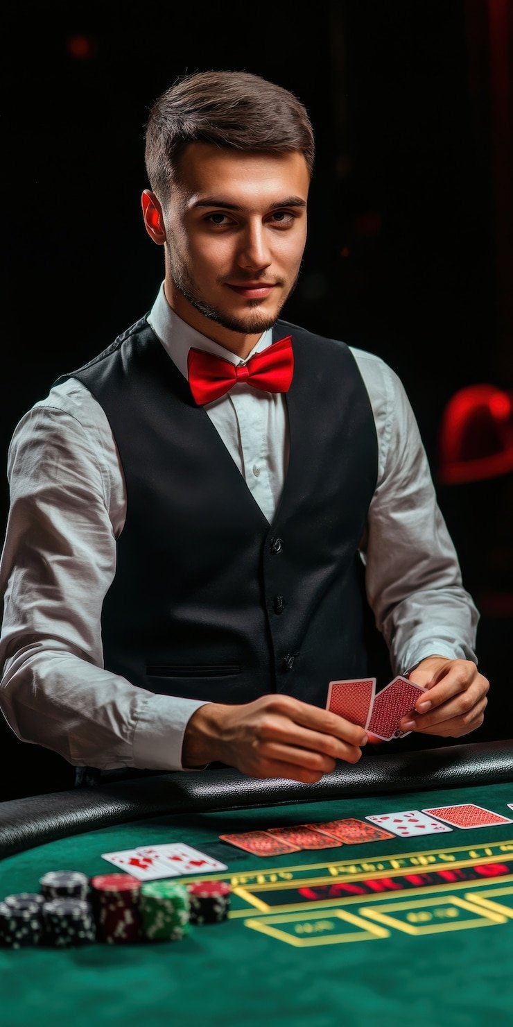 Pengguna menikmati fitur interaktif selama bermain di live casino halowin88